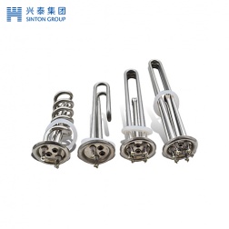法兰螺旋式加热管